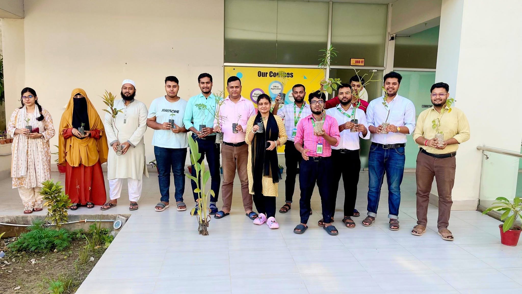 JBDIT Tree Plantation Program at High Tech Park Rajshahi