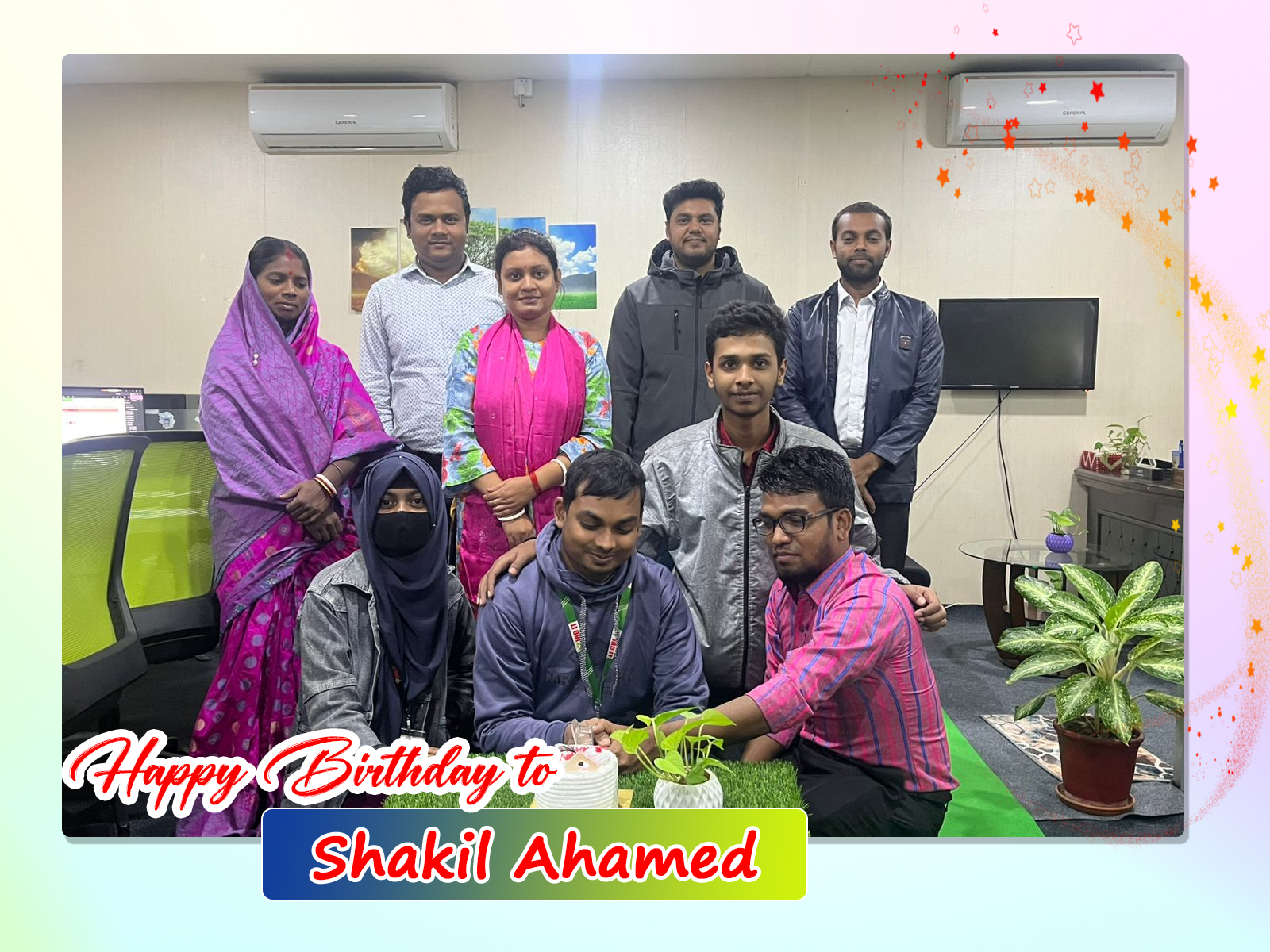 জেবিডি আইটি-র পক্ষ থেকে আপনাকে জন্মদিনের শুভেচ্ছা- শুভ জন্মদিন শাকিল আহমেদ !