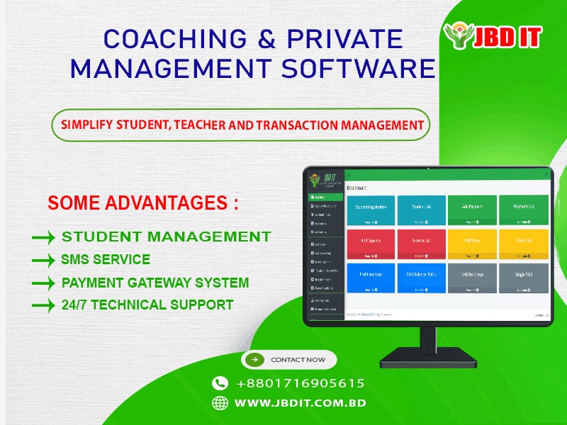 JBD IT Coaching Private Center Management Software