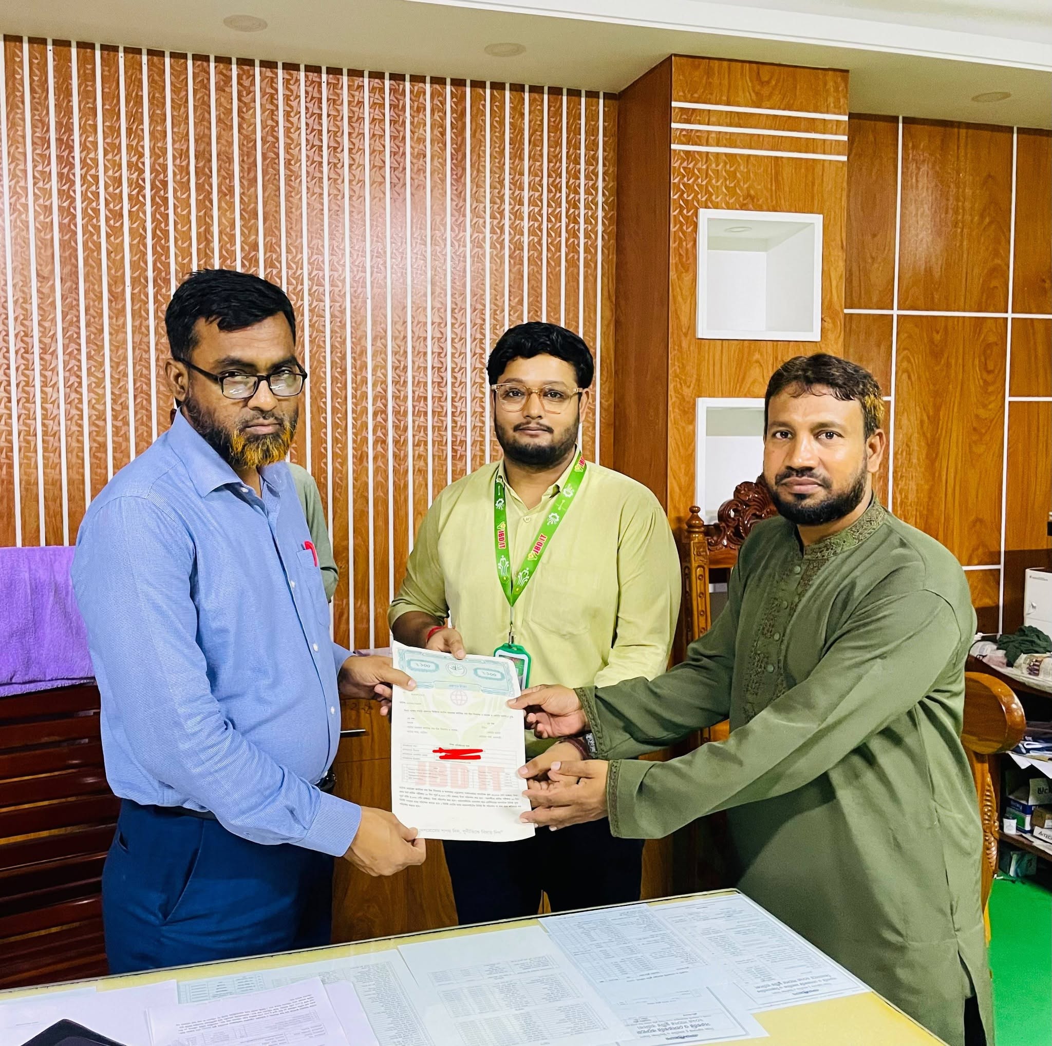 মহারাজা জগদিন্দ্র নাথ স্কুল ও কলেজে JBDIT এর সফটওয়্যার হ্যান্ডওভার