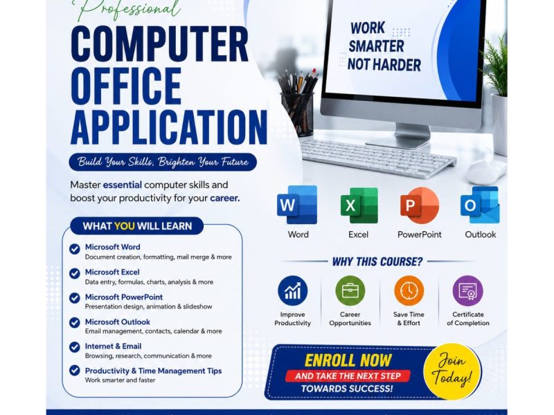 Office Application Course in Rajshahi Computer Training JBD IT