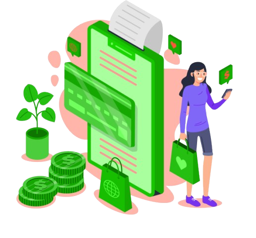 Real-time Payment and Tracking Illustration